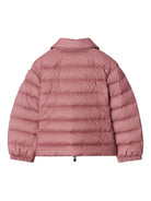 Giacca per bambina Burberry Kids rosa con motivo a quadri - Rubino Kids