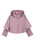 Giacca per bambina Chloé Kids viola con design a doppio strato - Rubino Kids