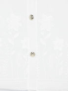 Giacca per bambina ELIE SAAB JUNIOR bianco con design ricamato - Rubino Kids