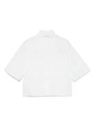 Giacca per bambina ELIE SAAB JUNIOR bianco con design ricamato - Rubino Kids