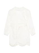 Giacca per bambina JESURUM BABY Valentina bianco con cintura - Rubino Kids