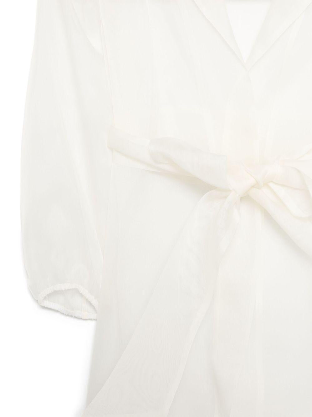 Giacca per bambina JESURUM BABY Valentina bianco con cintura - Rubino Kids