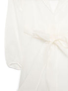 Giacca per bambina JESURUM BABY Valentina bianco con cintura - Rubino Kids