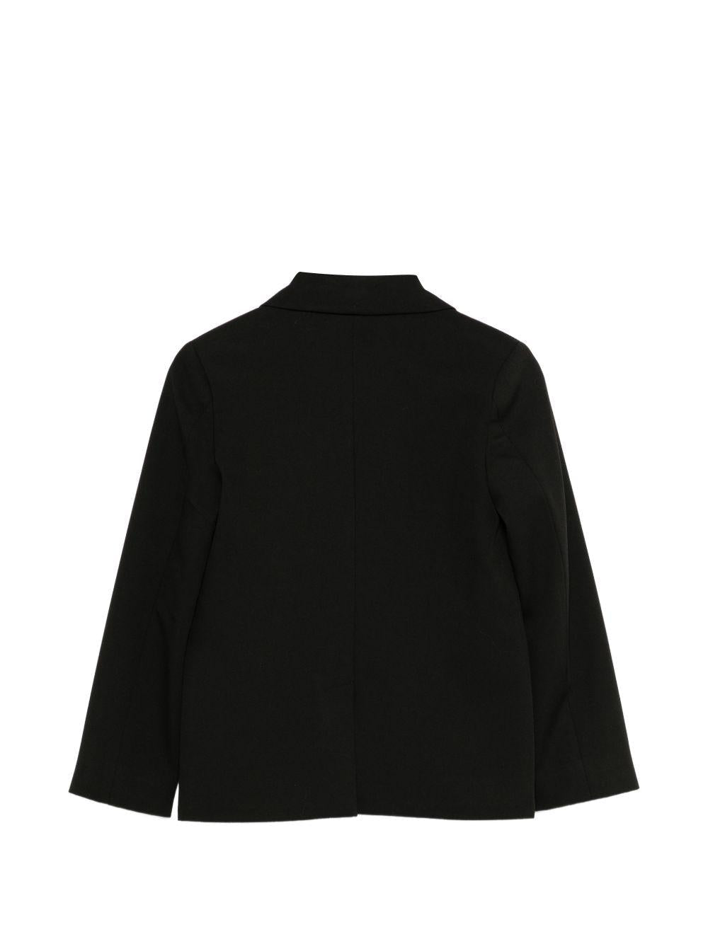 Giacca per bambina John Richmond Junior nera con decorazione a stelle - Rubino Kids