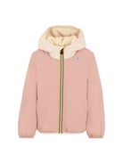 Giacca per bambina K Way Kids Lily rosa con cappuccio - Rubino Kids
