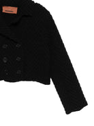 Giacca per bambina Missoni Kids nera con chiusura a doppiopetto - Rubino Kids