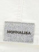 Giacca per bambina Monnalisa bianca con applicazioni cristalli - Rubino Kids