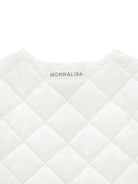 Giacca per bambina Monnalisa bianca con design trapuntato - Rubino Kids