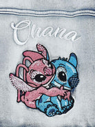 Giacca per bambina Monnalisa x Disney denim Stitch - Rubino Kids