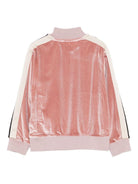 Giacca per bambina Palm Angels Kids rosa con righe - Rubino Kids