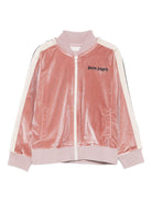 Giacca per bambina Palm Angels Kids rosa con righe - Rubino Kids