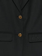 Giacca per bambina Pinko Kids nera con maniche a palloncino - Rubino Kids