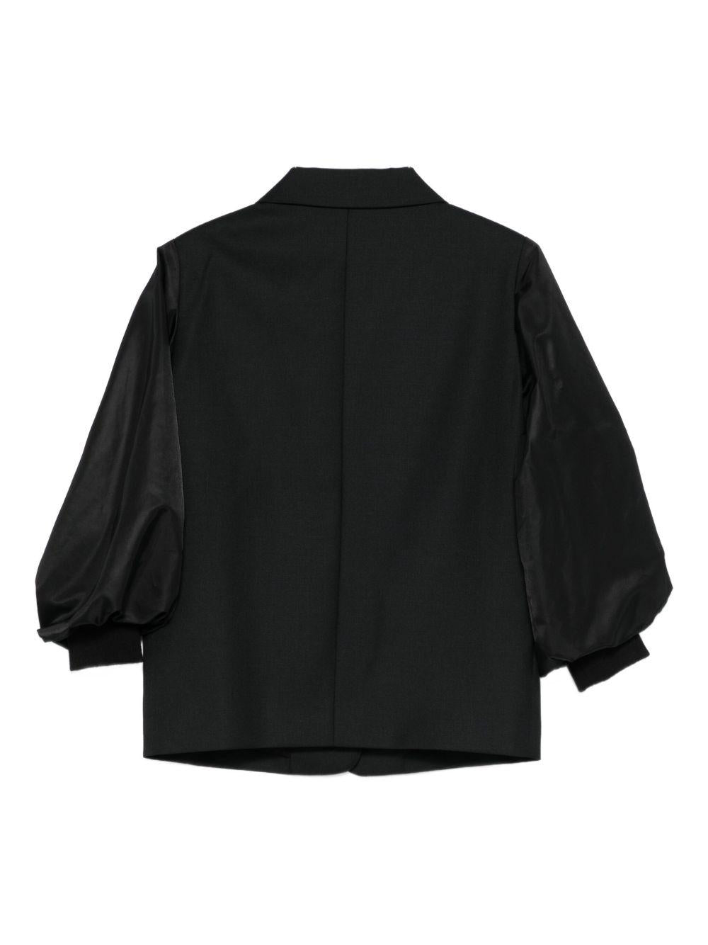 Giacca per bambina Pinko Kids nera con maniche a palloncino - Rubino Kids