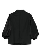 Giacca per bambina Pinko Kids nera con maniche a palloncino - Rubino Kids