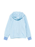 Giacca per bambina Stella McCartney Kids azzurro con cappuccio - Rubino Kids