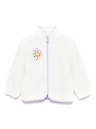 Giacca per bambina Stella McCartney Kids bianco con ricamo - Rubino Kids