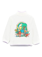 Giacca per bambina Stella McCartney Kids bianco con ricamo - Rubino Kids