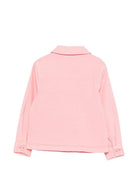 Giacca per bambina Stella McCartney Kids rosa con ricamo a fiori - Rubino Kids