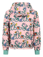 Giacca per bambina Stella McCartney Kids rosa con stampa all - over - Rubino Kids