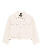 Giacca per bambini Molo beige con collo a punta - Rubino Kids