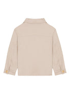 Giacca per bambino Balmain Kids beige con colletto a punta - Rubino Kids