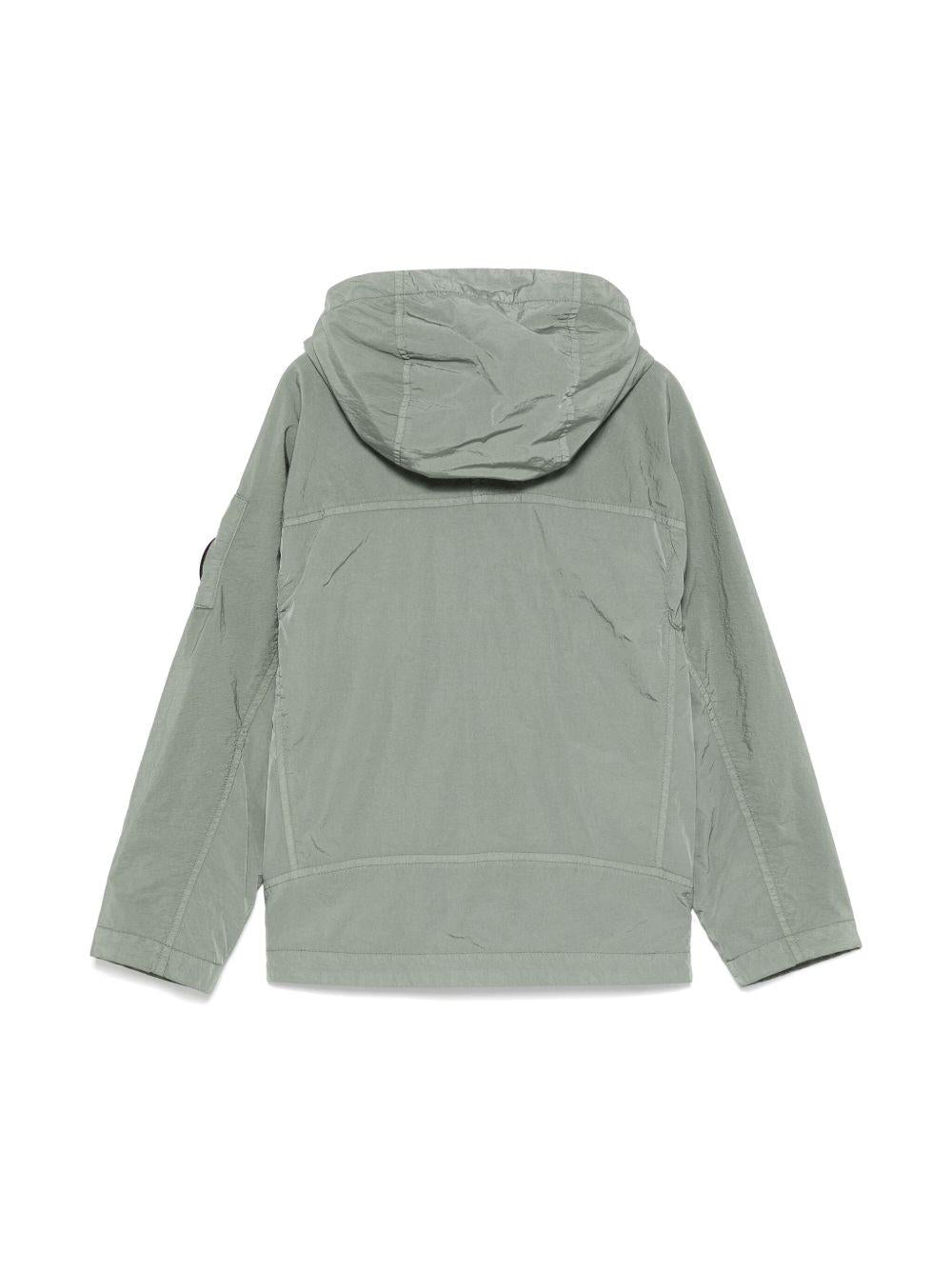 Giacca per bambino C.P. Company Kids grigio con applicazione - Rubino Kids