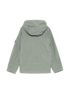 Giacca per bambino C.P. Company Kids grigio con applicazione - Rubino Kids