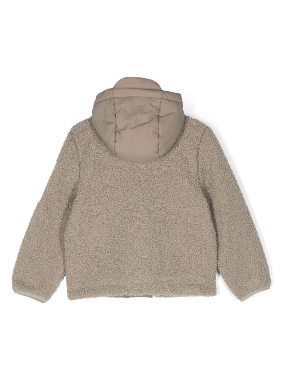 Giacca per bambino C.P. Company Kids grigio con applicazione sulla manica - Rubino Kids