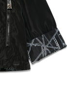 Giacca per bambino John Richmond Junior Richmond Chains nero con design reversibile - Rubino Kids