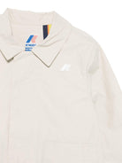 Giacca per bambino K - Way Kids P. Broen beige con due tasche laterali a fessura - Rubino Kids