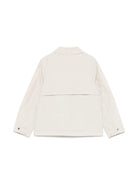 Giacca per bambino K - Way Kids P. Broen beige con due tasche laterali a fessura - Rubino Kids