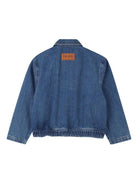 Giacca per bambino Kenzo Kids denim con orlo elasticizzato - Rubino Kids