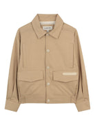 Giacca per bambino Lanvin Enfant marrone chiaro con tasche - Rubino Kids