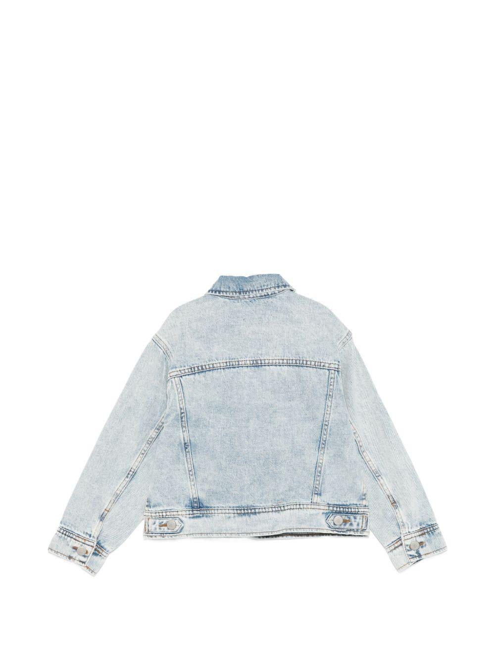 Giacca per bambino Molo Hipolito in denim con bottoni - Rubino Kids