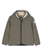 Giacca per bambino Molo verde oliva con cappuccio - Rubino Kids