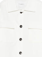 Giacca per bambino Paolo Pecora Kids bianca con tasche - Rubino Kids