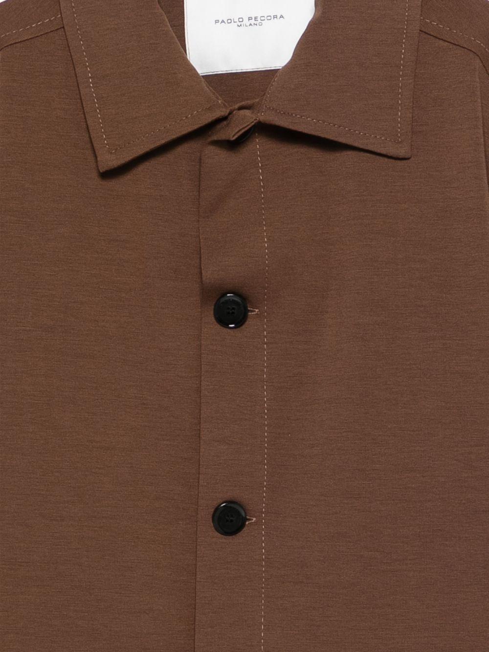 Giacca per bambino Paolo Pecora Kids caffè con bottoni - Rubino Kids