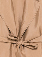 Giacca per donna Alysi marrone con cintura rimovibile - Rubino Kids