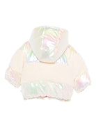 Giacca per neonata Billieblush bianco imbottita iridescente - Rubino Kids