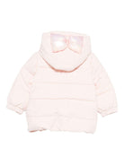 Giacca per neonata Billieblush rosa imbottita con logo patch - Rubino Kids