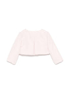 Giacca per neonata Monnalisa rosa con ruches - Rubino Kids