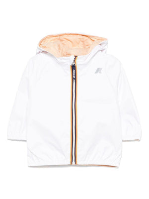 Giacca per neonati K-Way Kids Jake bianco reversibile