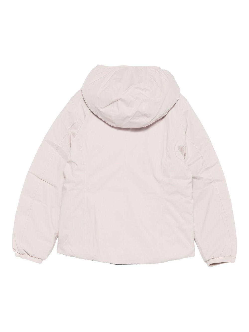 Giacca reversibile per bambina K Way Kids rosa con chiusura lampo - Rubino Kids