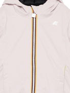 Giacca reversibile per bambina K Way Kids rosa con chiusura lampo - Rubino Kids