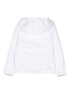 Giacca reversibile per bambini K - Way Kids P. Lily Plus bianco con bordo a contrasto - Rubino Kids