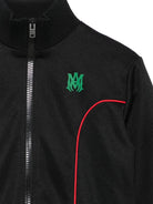 Giacca sportiva per bambino Amiri Kids nera con zip - Rubino Kids
