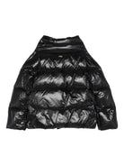 Giacca trapuntata per bambina Herno Kids nero a collo alto - Rubino Kids
