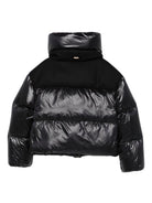 Giacca trapuntata per bambina Herno Kids nero con inserti imbottiti - Rubino Kids