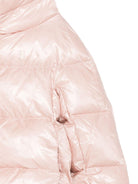 Giacca trapuntata per bambina Herno Kids rosa a collo alto - Rubino Kids