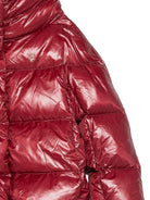 Giacca trapuntata per bambina Herno Kids rosso a collo alto - Rubino Kids